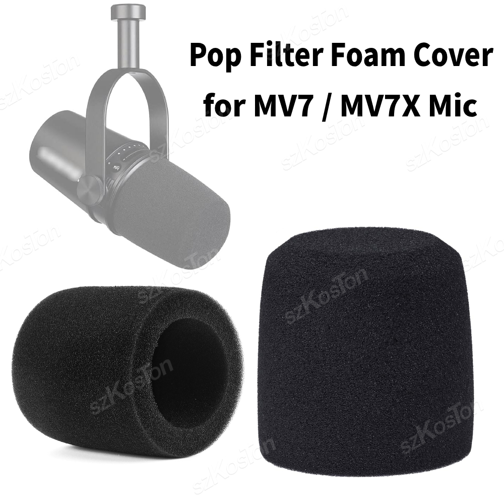 Shure Mic Mv7 - Couverture de protection en mousse anti-bruit