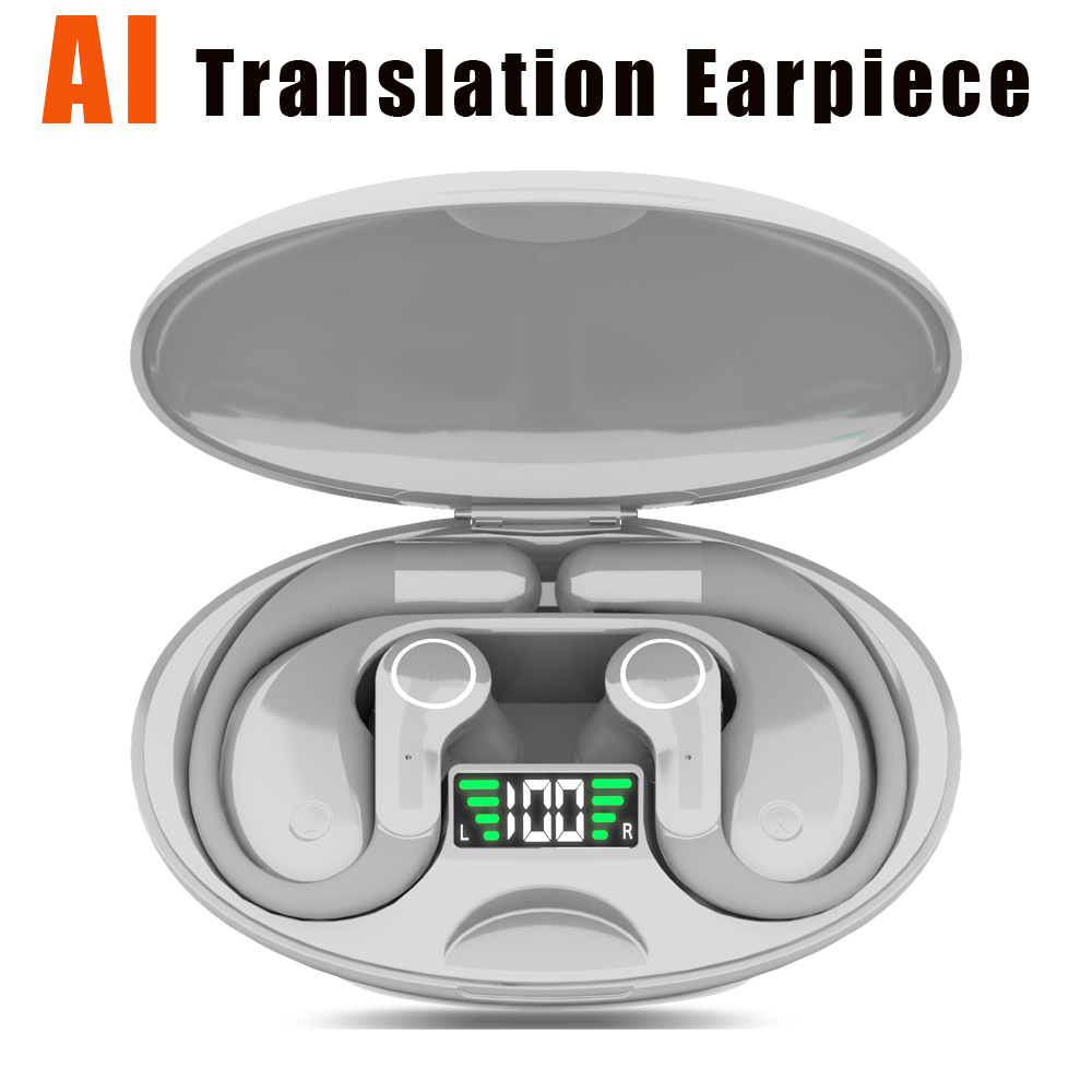 Earbuds Charging Case - Écouteurs Traducteurs IA : Traductions Bidirectionnelles