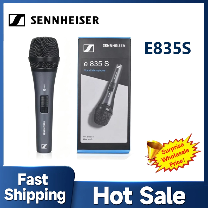 Shure Mic Sm58 - Microphone vocal dynamique cardioïde Sennheiser E835S,
