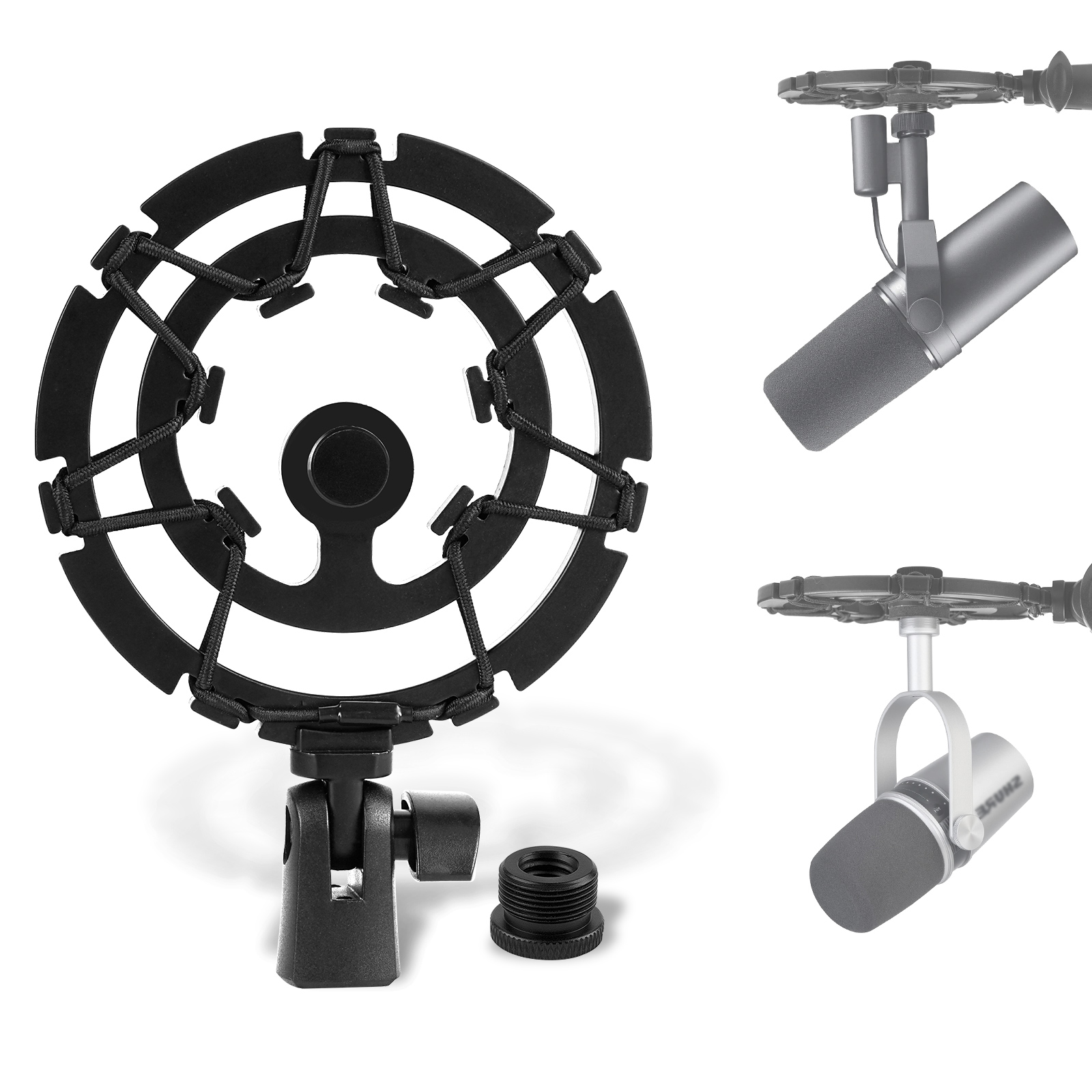 Shure Mic Mv7 - Geekria – support anti-vibration pour microphone,