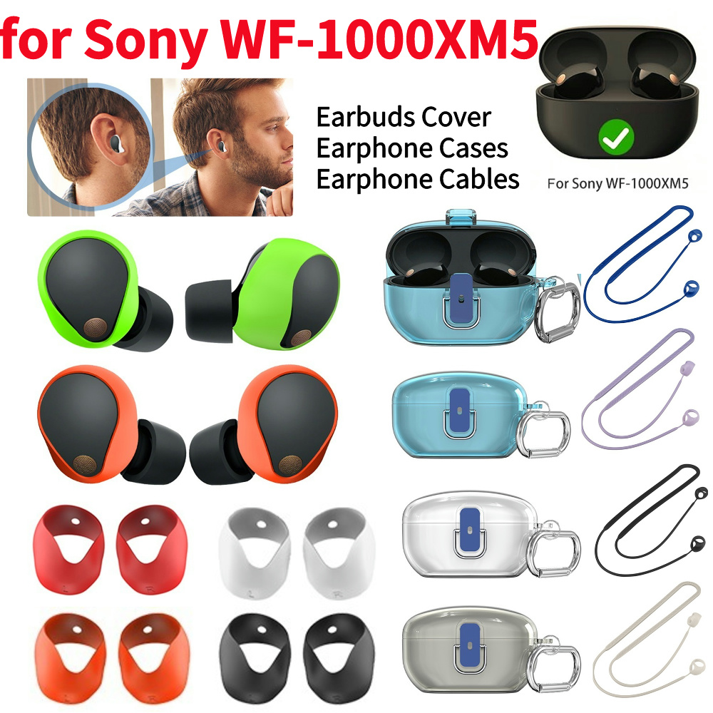 Sony Headphone Wf-1000Xm5 - 5 paires d'écouteurs en silicone couverture