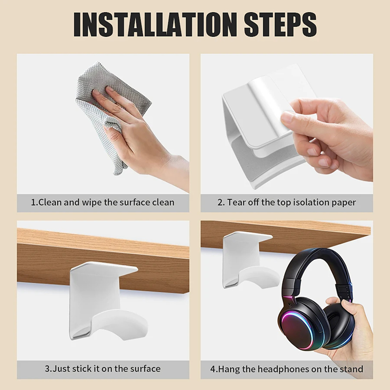 Support universel pour casque, - Headphone Stand Desk avis et prix