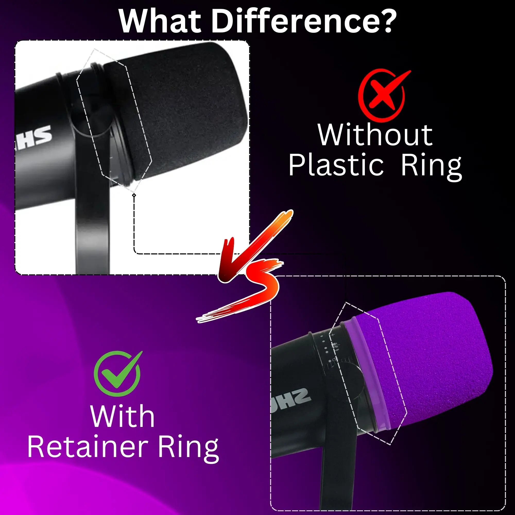 Mousse anti-vent pour micropho - Shure Mic Mv7 avis et prix