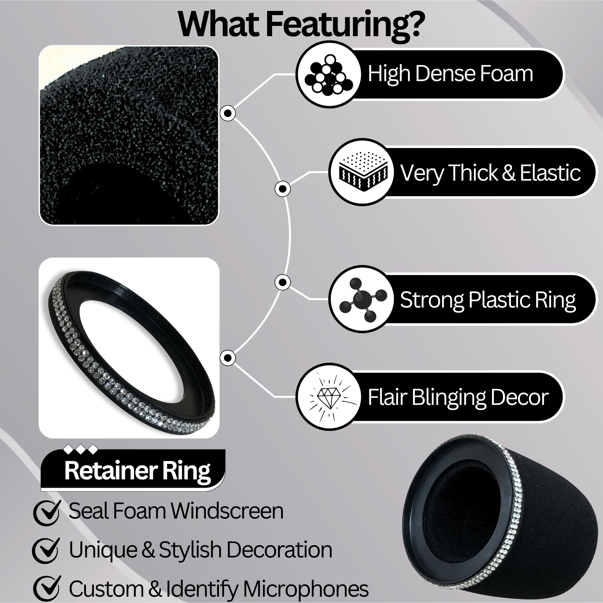 Filtre anti-pop Shining MV7 po - Shure Mic Mv7 avis et prix